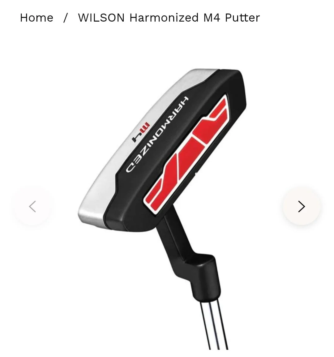 WILSON HARMONIZED PUTTERS M4