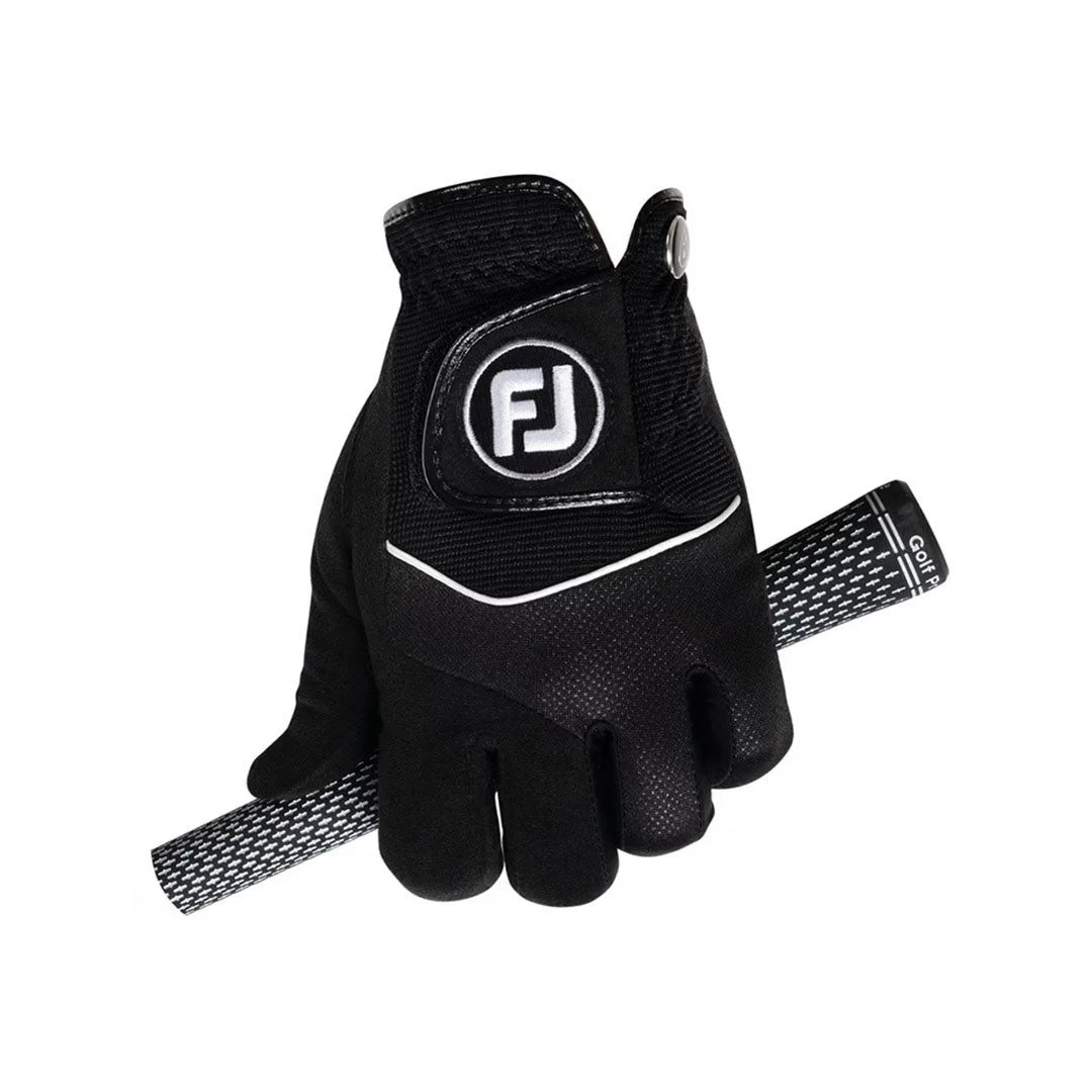 FootJoy Men's Rain Grip Golf Glove - Right Hand - Black/Assorted - Image 3