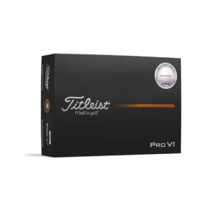 Titleist Pro V1 Performance Alignment Golf Balls - Pink Line