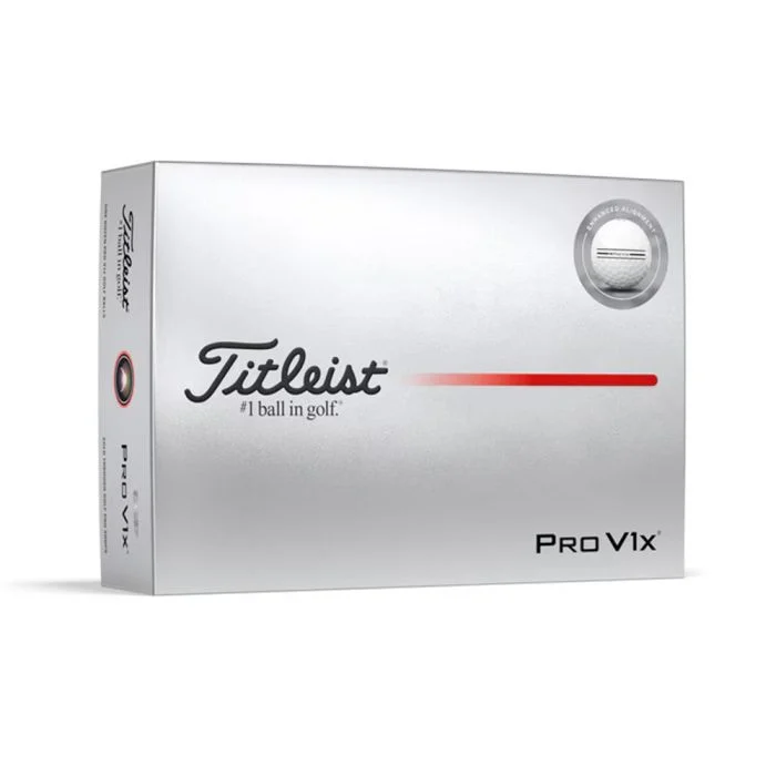Titleist Pro V1x Golf Enhanced Alignment Balls - White