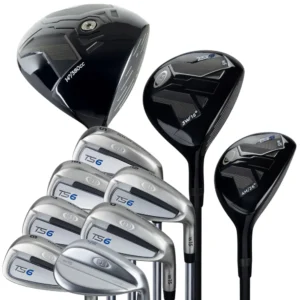 Optimal Height Range 48" - 51" Driver Swing Speed Over 50mph Skill Intermediate to Advanced Players Model w15 model (15% lighter club heads than adult) Shaft J-Flex Graphite Low-to-mid flex point Grip Size 48 Velvet Grips Optimal Height Range 48" - 51" Driver Swing Speed Over 50mph Skill Intermediate to Advanced Players Model w15 model (15% lighter club heads than adult) Shaft J-Flex Graphite Low-to-mid flex point Grip Size 48 Velvet Grips TS6-48 10 Club Only Set, Graphite Shaft