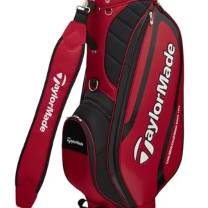 TaylorMade True-Lite Caddie Bag (Black/Red)