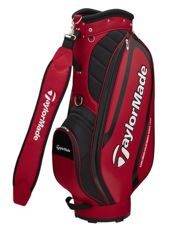 TaylorMade True-Lite Caddie Bag (Black/Red)