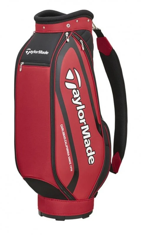 TaylorMade True-Lite Caddie Bag (Black/Red) - Image 3