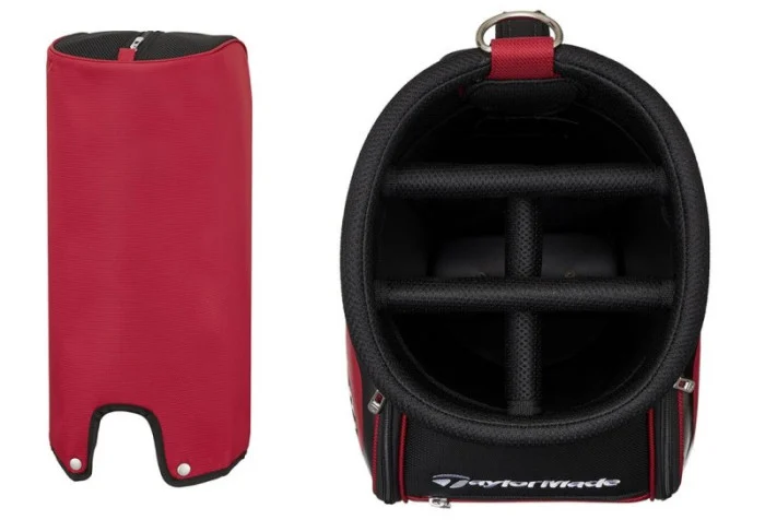 TaylorMade True-Lite Caddie Bag (Black/Red)