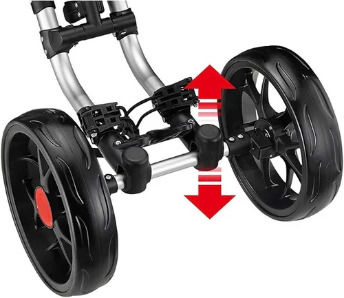 Greg Norman ONE Pro One-Click Folding 4-Wheel Golf Push Trolley - Image 5