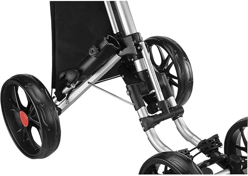 Greg Norman ONE Pro One-Click Folding 4-Wheel Golf Push Trolley - Image 6