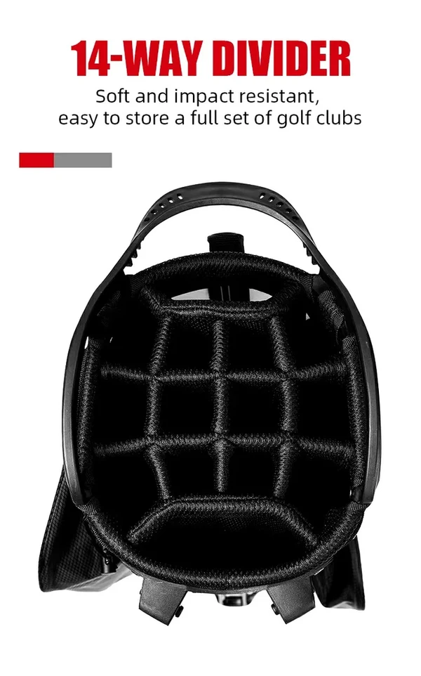 Greg Norman 14-Way Divider Golf Stand Bag - Image 5