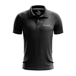 Stromberg Carbon Golf Polo – Black