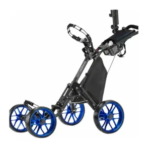 Greg Norman ONE Pro One-Click Folding 4-Wheel Golf Push Trolley