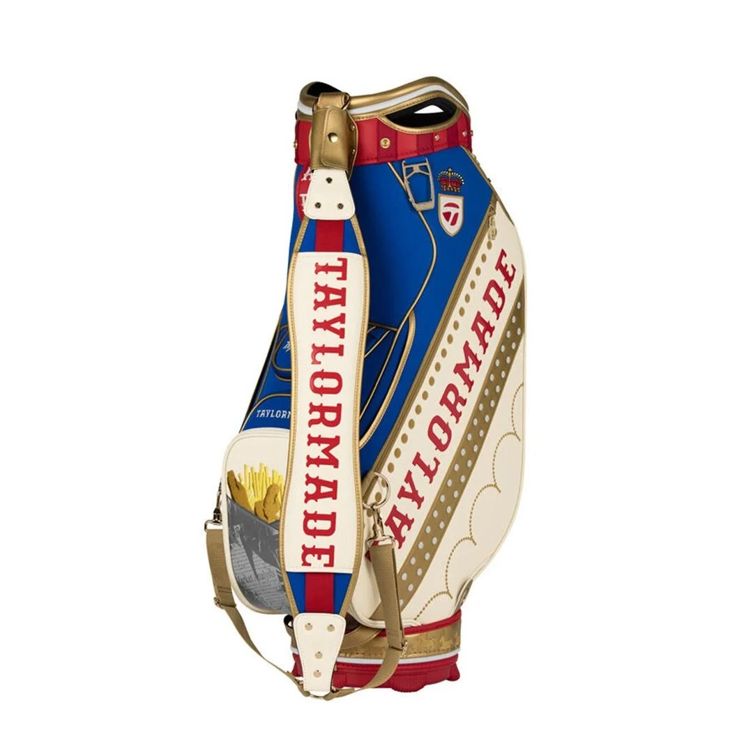 Taylormade King's Guard Staff Bag - Cream/Red/Blue