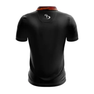 Stromberg Sunset Bite Black Golf Polo Shirt Sunset/Black-back Stromberg Sunset Bite Black Golf Polo Shirt Sunset/Black