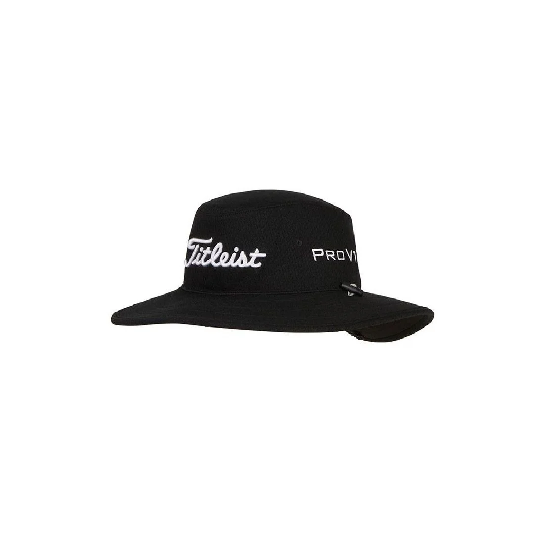 Titleist Men's Tour Aussie Hat Black