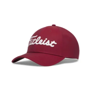 Titleist Men's Players Performance Ball Marker Adjustable Cap - Crimson/White