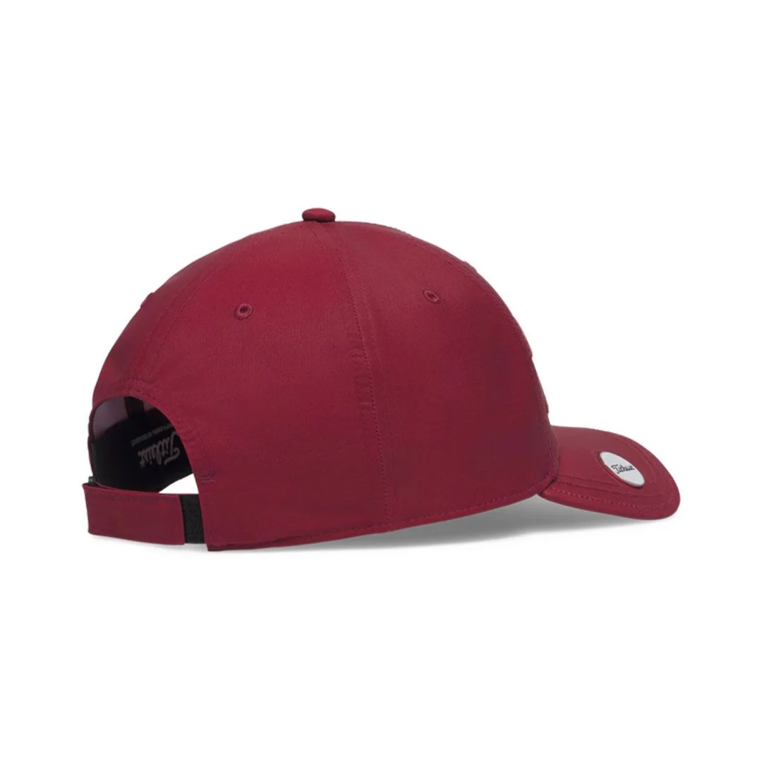 Titleist Men's Players Performance Ball Marker Adjustable Cap - Crimson/White - Image 4
