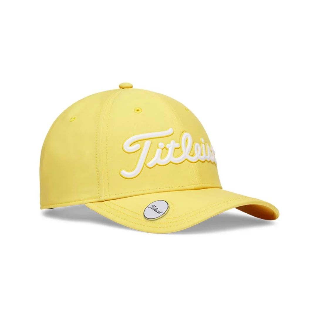 Titleist Men's Players Performance Ball Marker Adjustable Cap - Yellow/White
