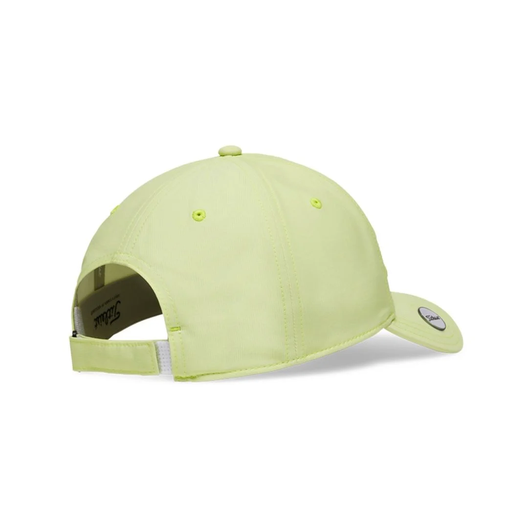 Titleist Men's Players Performance Ball Marker Adjustable Cap - Lime/White - Image 4