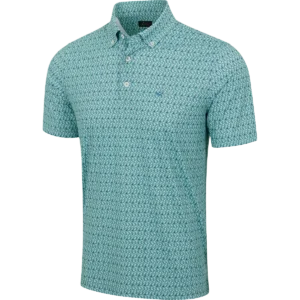 Greg Norman Irons Golf Polo (US Size) Sagebrush Green