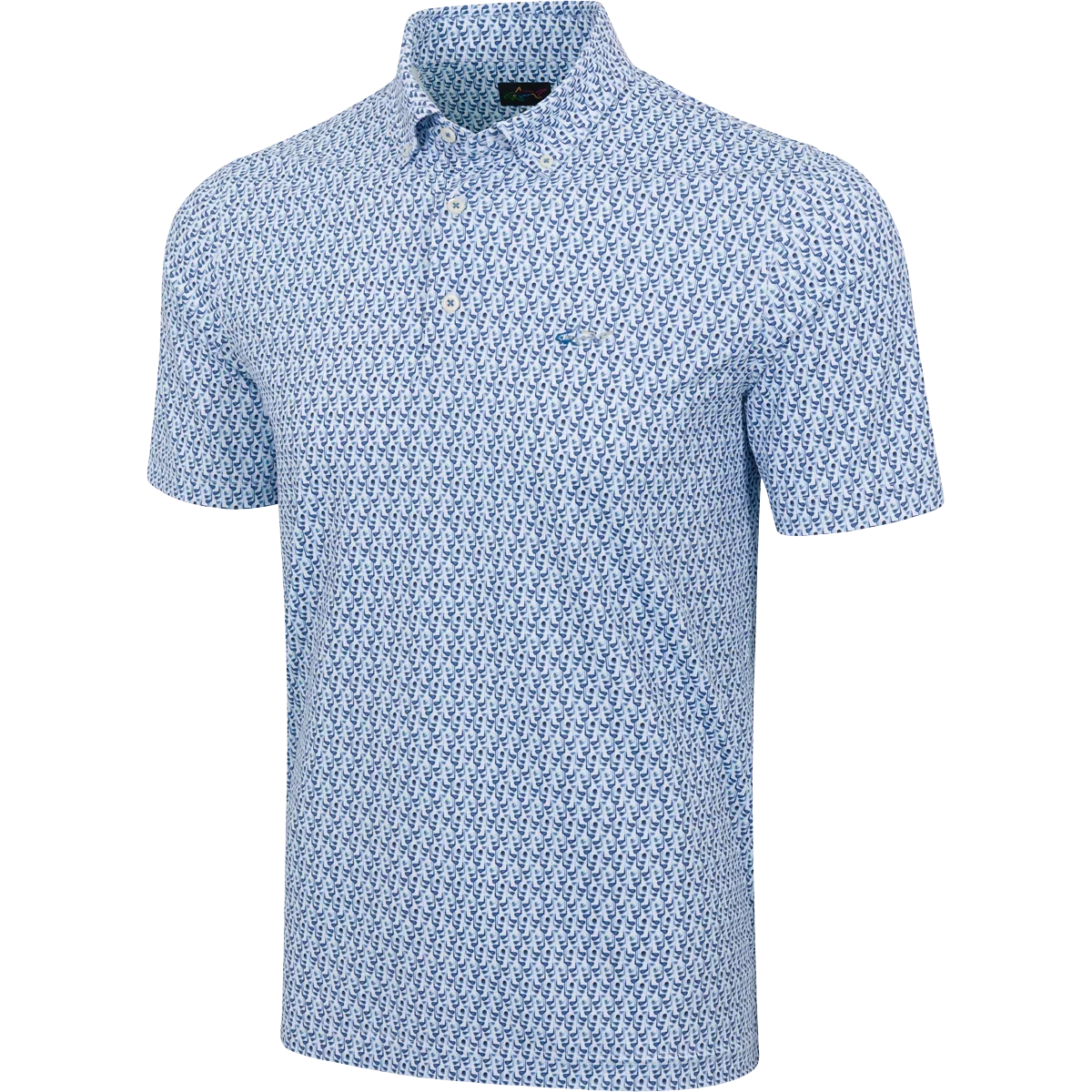 Greg Norman Irons Golf Polo (US Size) White