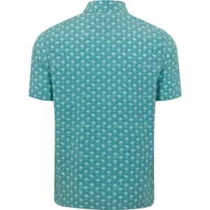 Greg Norman Men’s Breezy Palm Golf Polo Tshirt (US Size) Sagebrush Green Greg Norman Men's Breezy Palm Golf Polo Tshirt (US Size) Sagebrush Green